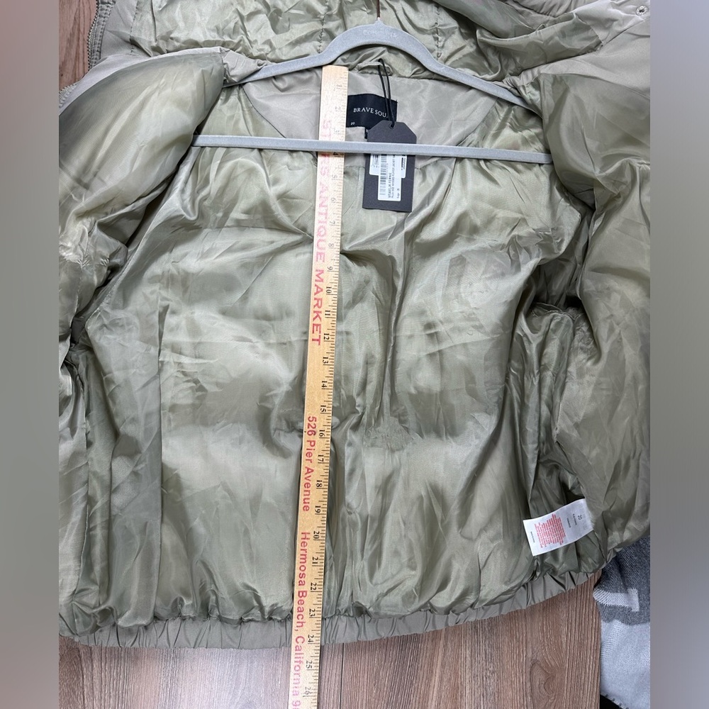 Brave Soul ASOS Fernie Puffer Jacket - Picture 14 of 15
